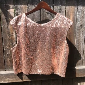 NWT Jenny Yoo/BHLDN sequin top